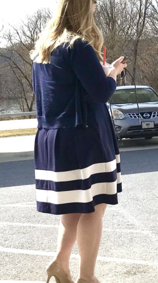 Thick legs beautiful plus size blonde