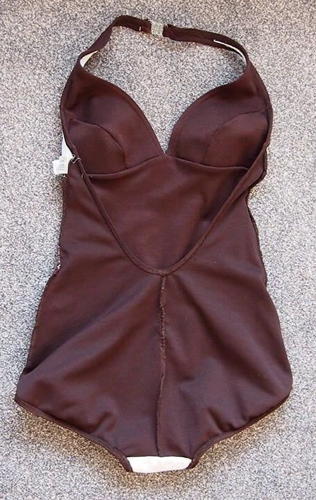 keynote brown fitted swimsuit