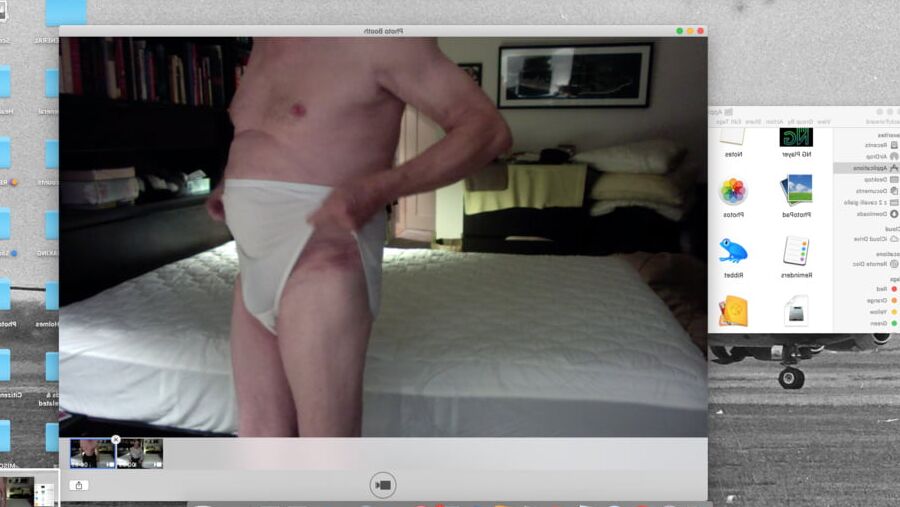 mastrubating in granny panties
