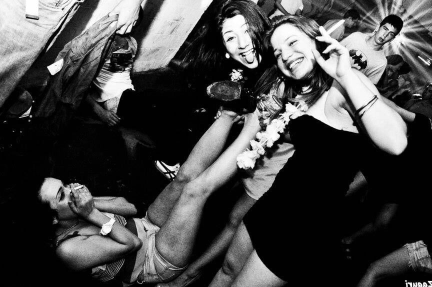 Jewish Hippie Party girl smoking