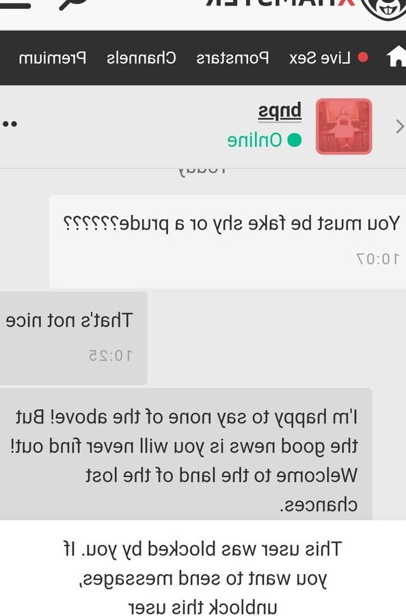 How to get blocked Examples