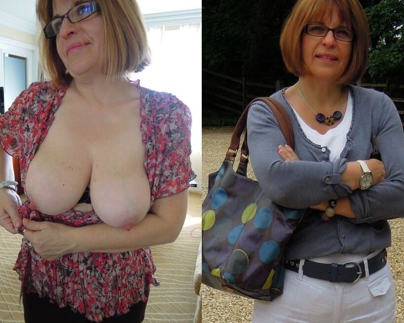 Mature wife gets naked