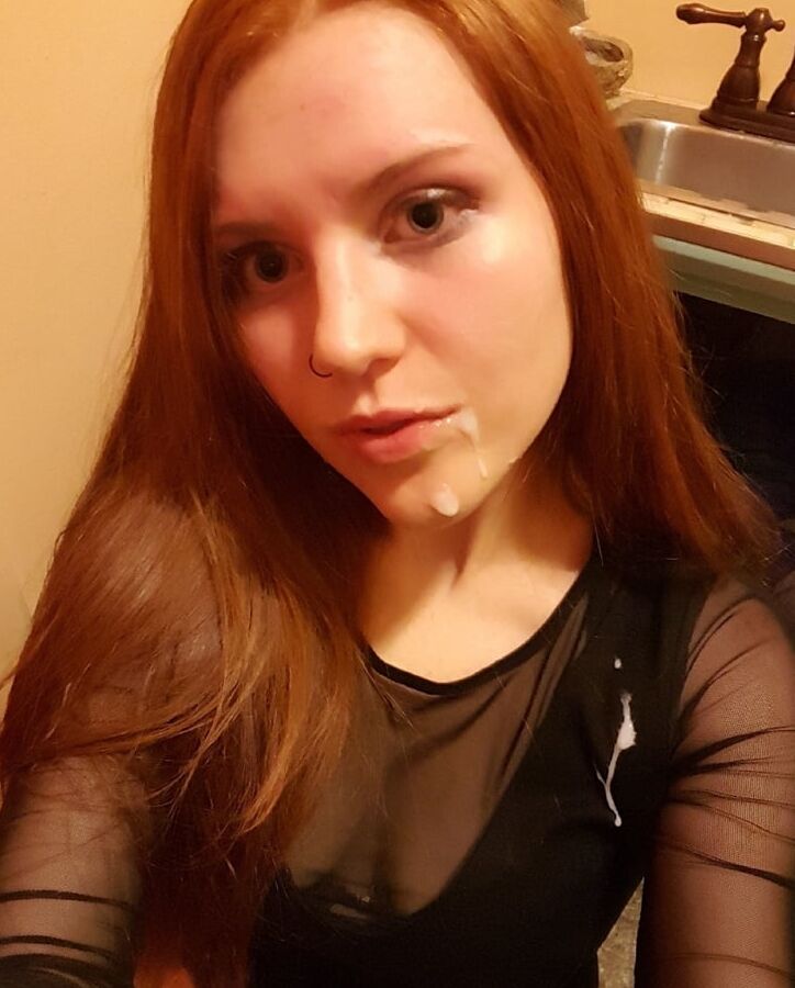 Redhead cumslut girlfriend exposed