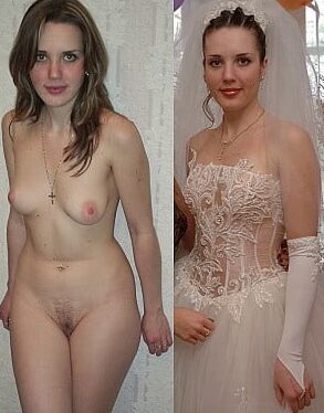 Brides dressed undressed