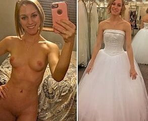 Brides dressed undressed