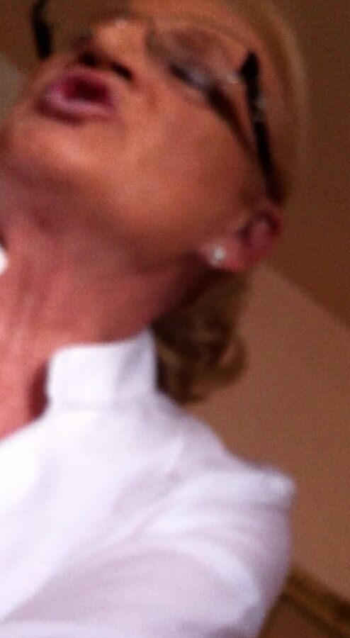 Granny orgasm .. would you fuck her?