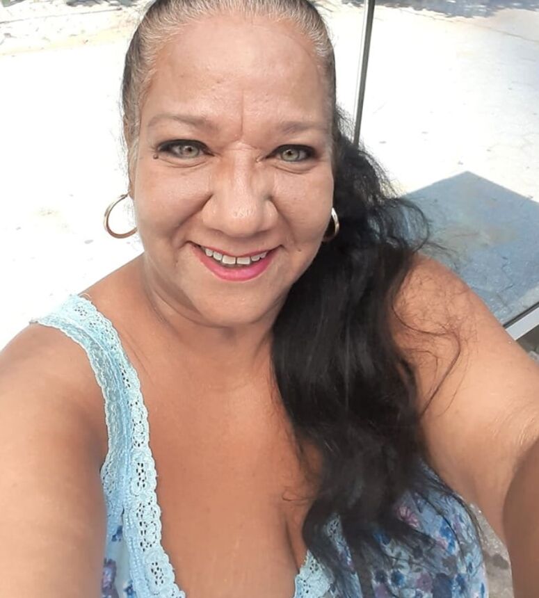 Granny face for cum splattered