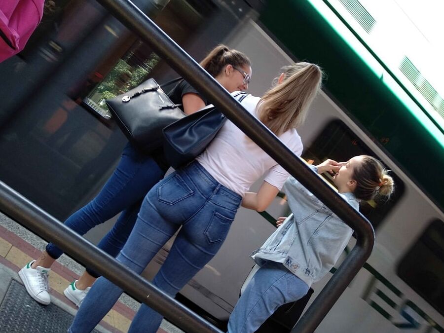Rubia en el metro