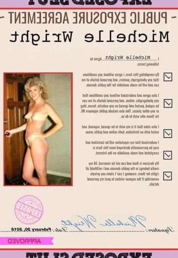Michelle Wright Exposed Webslut