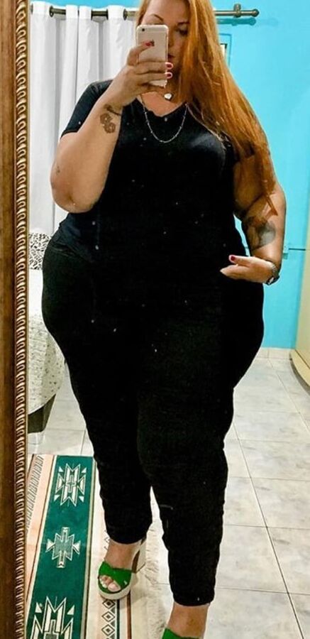 Sexy cute latin ssbbw mega hip pear Cavalli