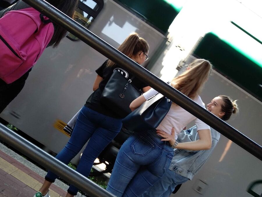 Rubia en el metro