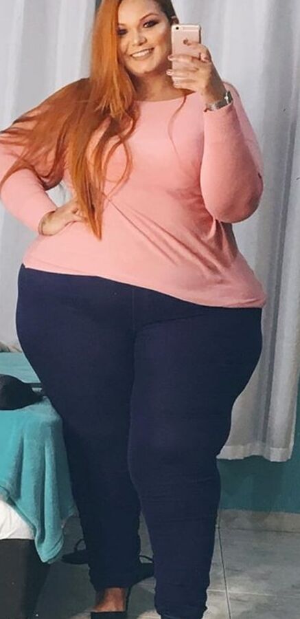 Sexy cute latin ssbbw mega hip pear Cavalli