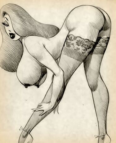 Drawing sluts in black and white