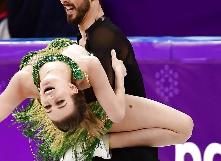 Gabriella Papadakis oops Olympiques Games feb