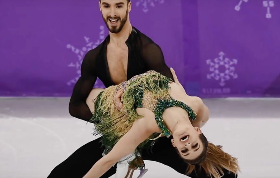 Gabriella Papadakis oops Olympiques Games feb