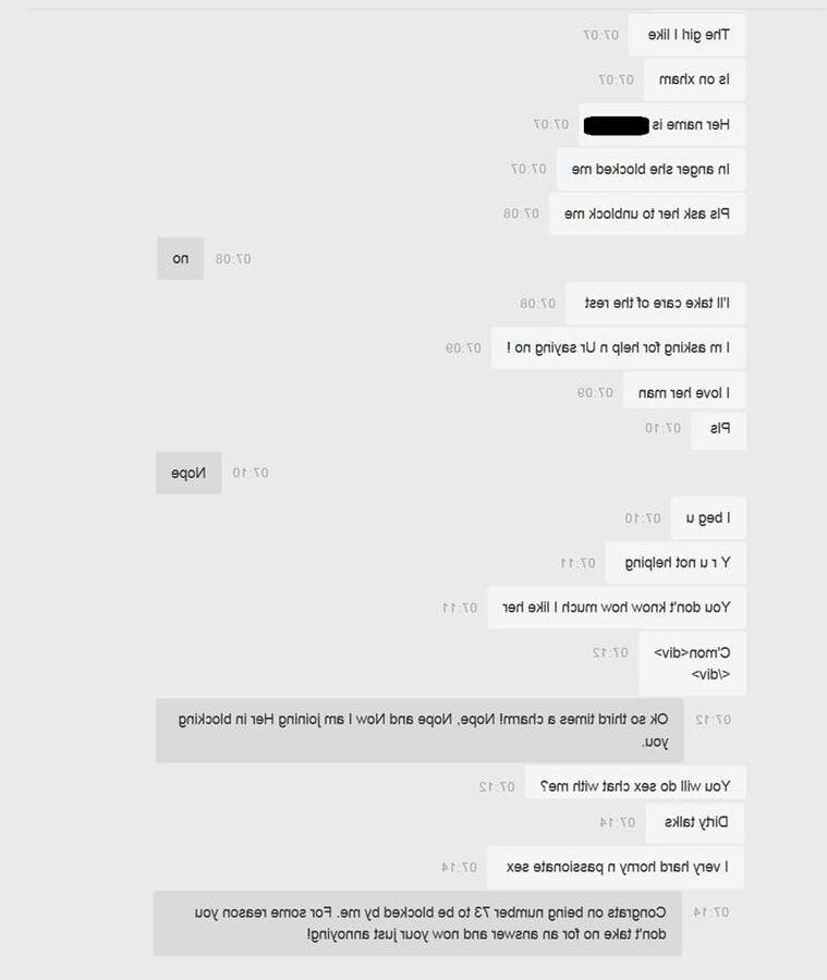 How to get blocked Examples