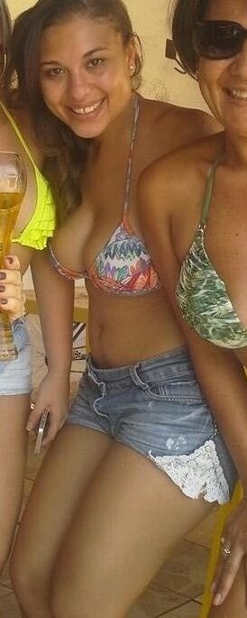 Brunette bombshell