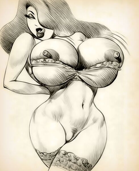 Drawing sluts in black and white