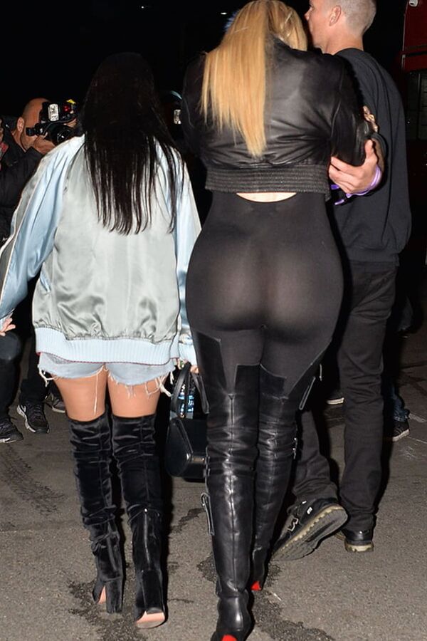 Sheer catsuit