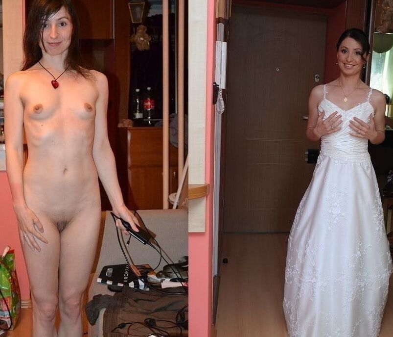 Brides - dressed undressed