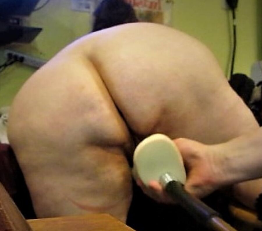 Naughty BBW Slut In Stryker Dildo Action