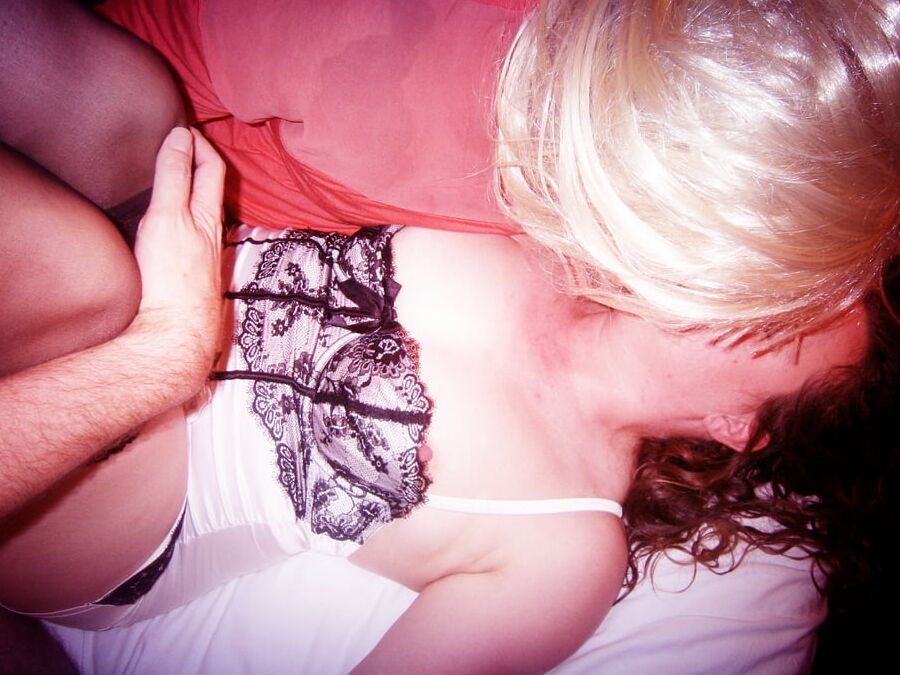 T-girl Rachel, a wife, a hubby and three guys