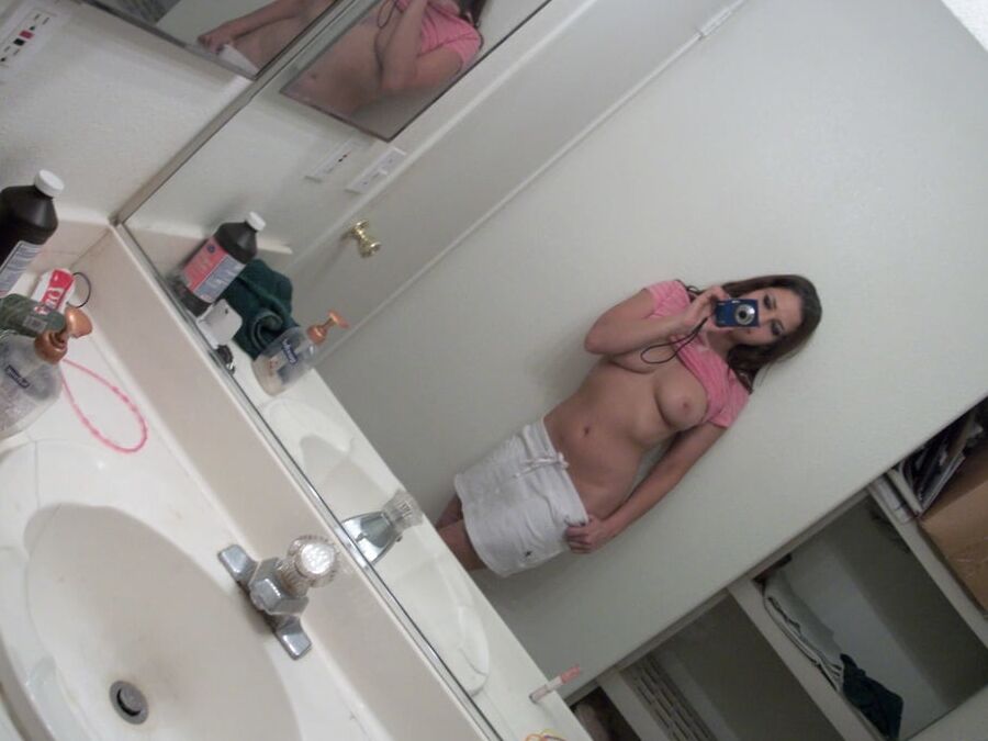 Selfie in a brunette