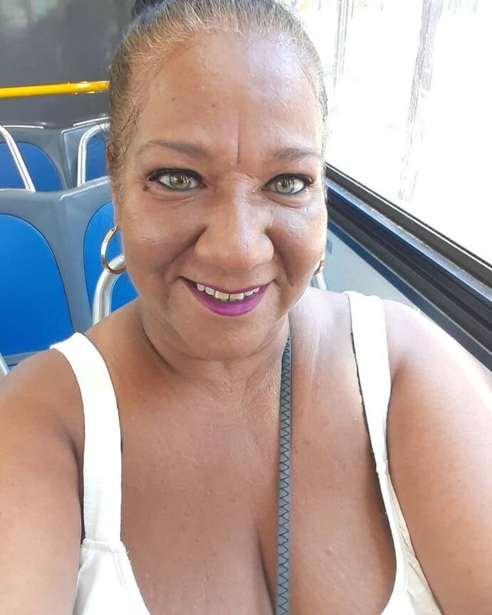 Granny face for cum splattered