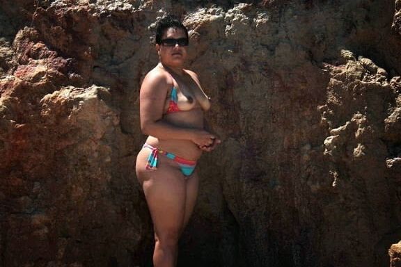 Gordinha Amadora Exibida Na Praia