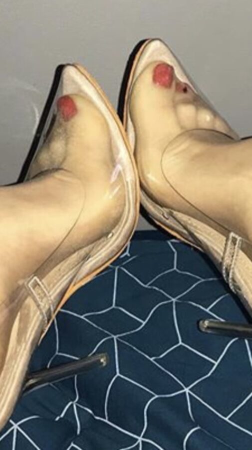 My fabulous new hold ups and heels