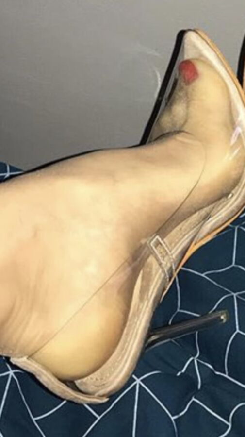 My fabulous new hold ups and heels
