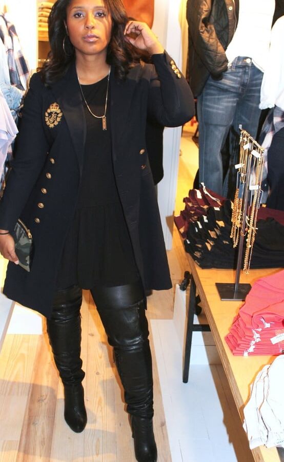 Ebony Goddess wearing Boots no.