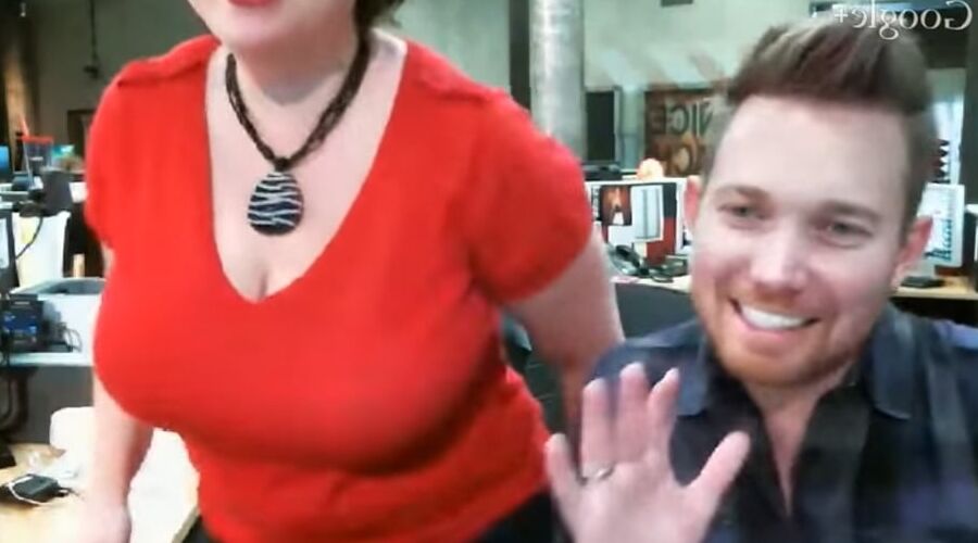 TMZ&;s Kim Kottler and her huge tits