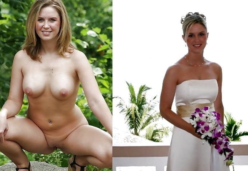 Brides - dressed undressed