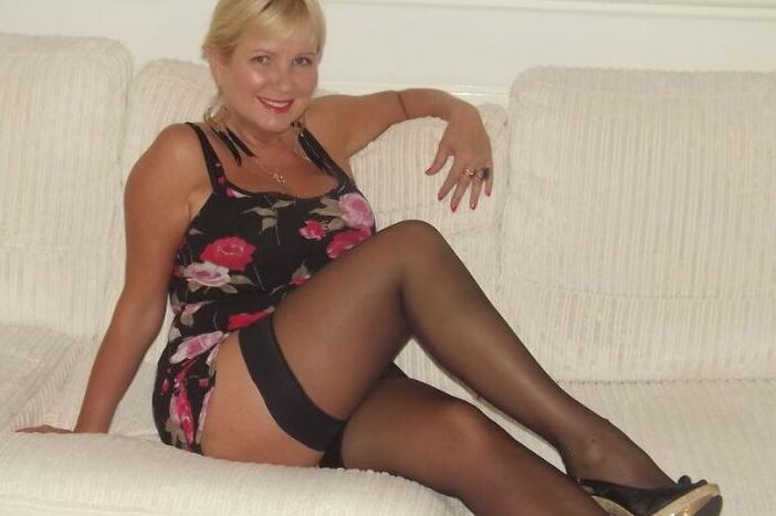 mature blonde