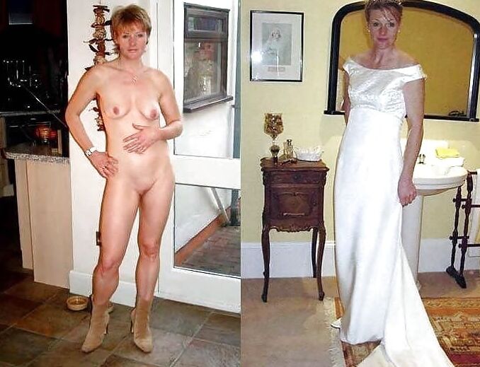 Brides - dressed undressed