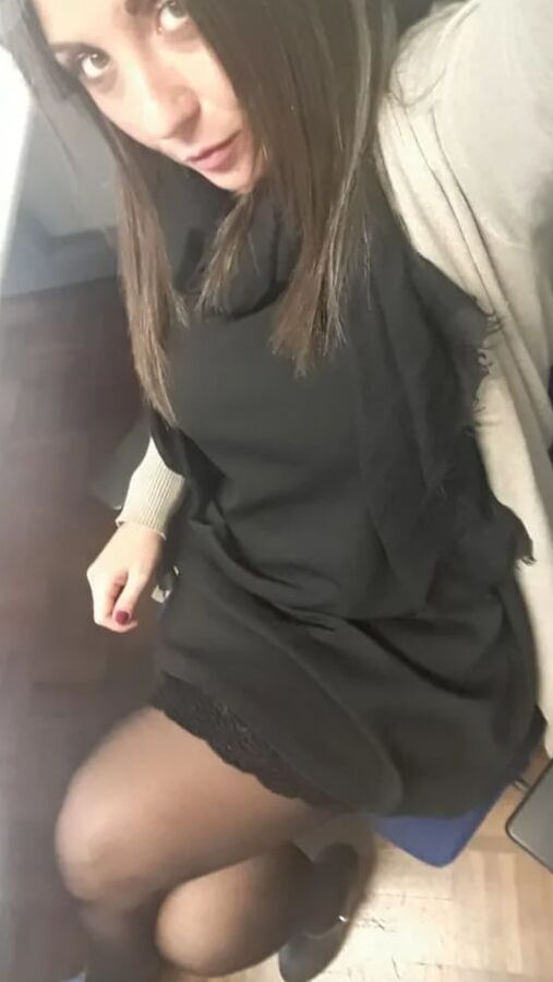 Slut friends pantyhose top