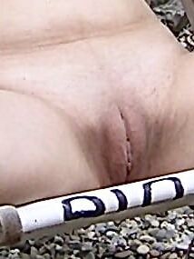 Very Sexy Curvy Shaved MILF Loves Cock And The Outdoors