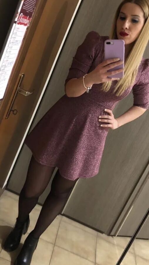 Slut friends pantyhose top