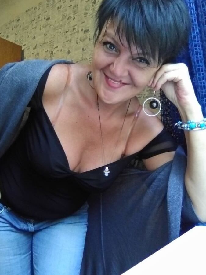 Russian skinny Mature woman.