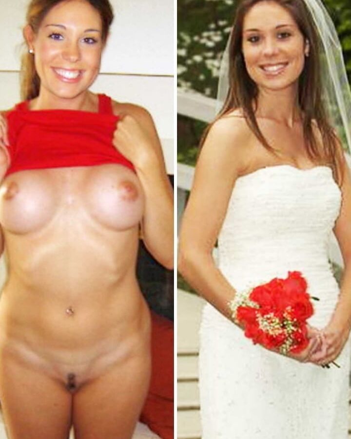 Brides - dressed undressed