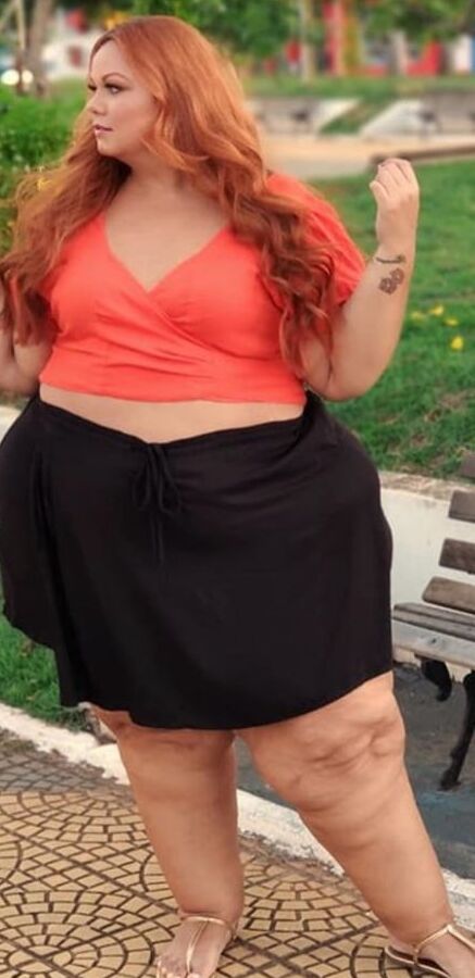 Sexy cute latin ssbbw mega hip pear Cavalli