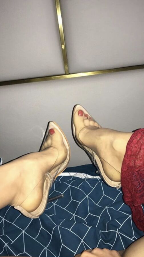 My fabulous new hold ups and heels