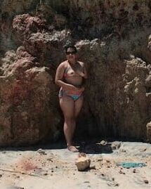 Gordinha Amadora Exibida Na Praia