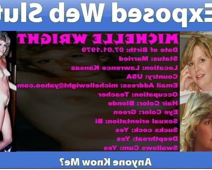 Michelle Wright Exposed Webslut