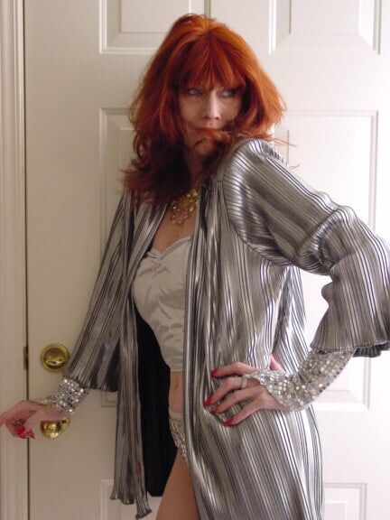 Mature red head granny