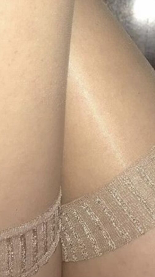 My fabulous new hold ups and heels