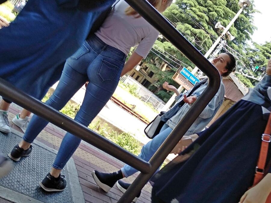 Rubia en el metro