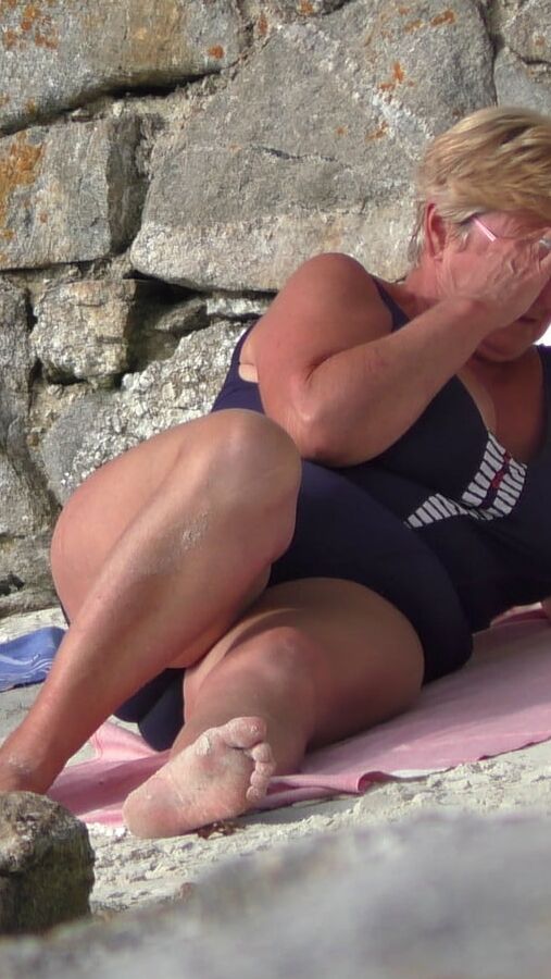 sexy blond granny