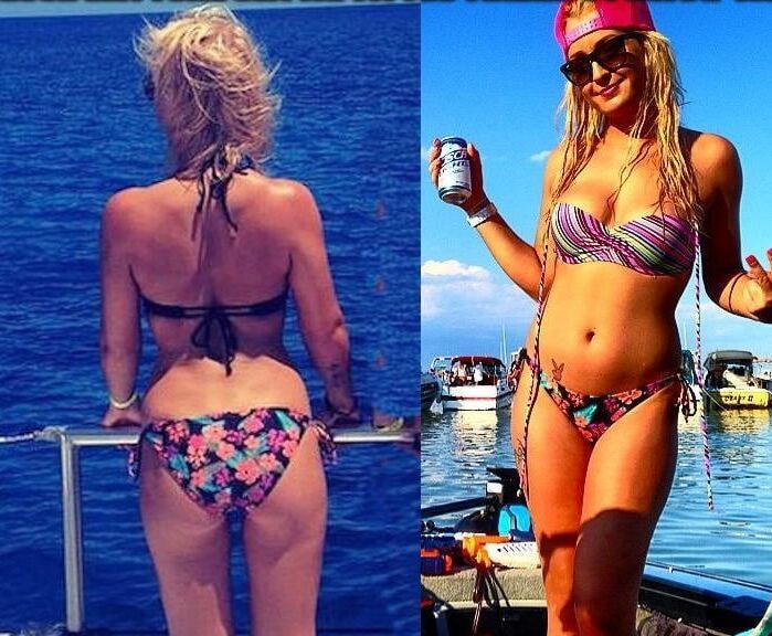 Sexy Rexy Takes On Bikinis &amp; Thongs